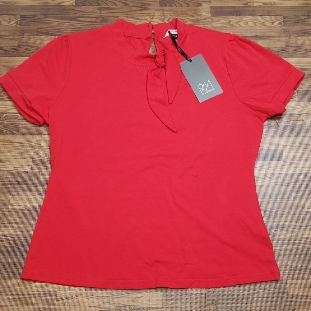 NWT! Royal Monk Red Top size XL (16)